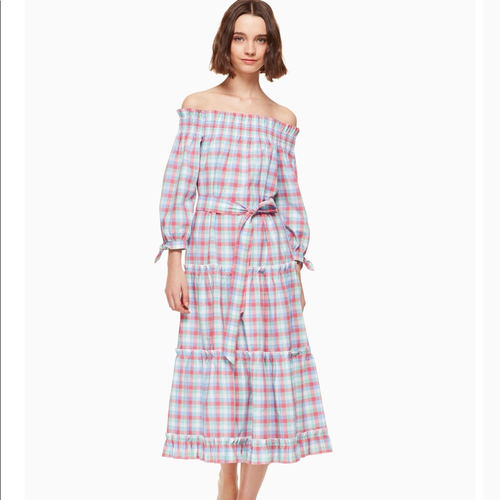 kate spade off the shoulder dress